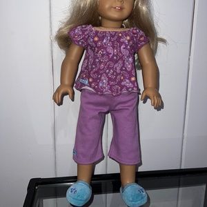 American Girl Purple Peacock PJ’s